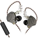 KZ ZSN Pro Hifi in Ear Earbuds Yinyoo HIFI Stereo Bass Sound IEM Headphones Noise Cancelling Earphone With Mic 0.75mm 2pins D