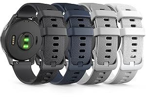 TUSITA [4-PACK] Paski z szybkozłączką 22mm Kompatybilny z Garmin Vivoactive 4,Venu 2,Huawei Watch 3 GT GT2 GT2e GT3 46mm GT Runner,Galaxy Watch,Amazfit GTR 2 2e GTR 3 PRO