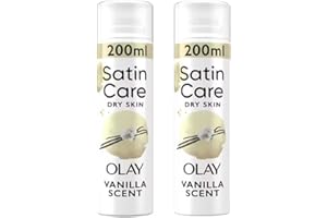 EFICCI Satin Care Shave Gel for Women – Olay Vanilla Scent – 2 x 200ml | E-FICCI Hamper Bundle with Thank You Card