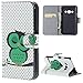Produktbild Samsung Galaxy Xcover 3 Case - Flip Cover Leder Tasche Case Schutzhülle für Samsung Galaxy Xcover 3 III (SM-G388F) Handy Hülle Tasche Etui Schale mit Standfunktion Kredit Kartenfächer (Schlafende Eule)