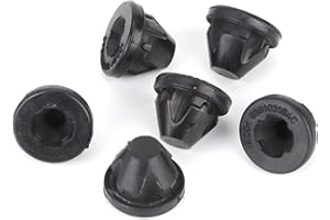 KIMISS Gommini di Fissaggio del Coperchio del Motore, 6 Pezzi Tappo di Fissaggio del Coperchio del Motore Passacavo in Gomma Trim 03G103184C Adatto per PD100 PD140 PD170