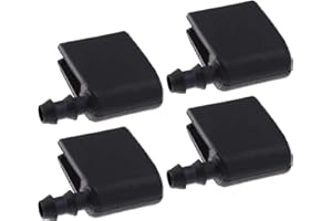 HISports Juego de 4 boquillas limpiaparabrisas para coche compatible con Mercedes Sprinter 2006 y VW Crafter a partir de 2006 en adelante. Sustituye a 2E1955985 / 2E1955986