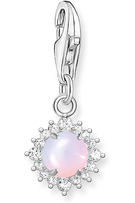 Pendentif Trèfle à Quatre Feuilles Argent 925 MariaFonte - Charm Porte-Bonheur Pour Bracelet Cadeau Femme