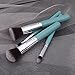 Anself Wood 9Pcs Makeup Brush Kit Professional Cosmetic Set Blue