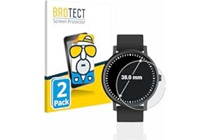 brotect Protection Ecran Anti-Reflet pour Montres (Circulaire, ø: 38 mm) (2 Pièces) - Film Mat