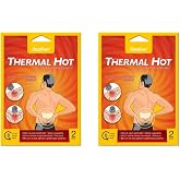 StopEver Thermal Hot Sıcak Terapi Flasteri - 2x2'li Paket | 8 Saat Etkili Isı Terapisi | İla&ccedil; İ&ccedil;ermez