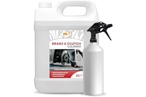 Filo Brake and Clutch Cleaner 5L with Brake Cleaner Spray Bottle 1L | Disc Brake Cleaner Removes Oil, Grease and Brake Dust | Improves Braking Efficiency | For Cars, Motorcycles & Bicycles
