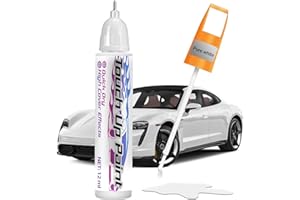 Inpumo Lackstift Weiß, Schnelles und Einfaches Ausbessern von Autokratzern im Autolack, 2-in-1-Reparatur von Autolackkratzern, Autokratzerentferner für Tiefe Kratzer 12ML (1 pack)