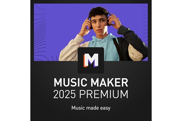 MAGIX Music Maker 2025 Premium - MUSIC MADE EASY | Software de audio | Programa de música | para Windows 10/11 | 1 licencia completa para 2 dispositivos en una práctica caja de envío