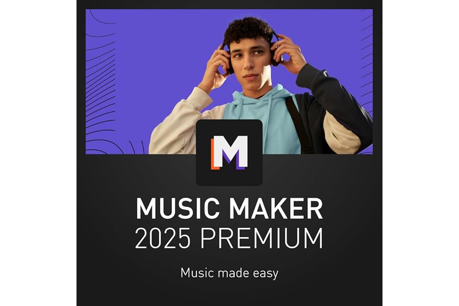 MAGIX Music Maker 2025 Premium - MUSIC MADE EASY | Logiciel audio | Programme musical | pour Windows 10/11 | 1 licence complè