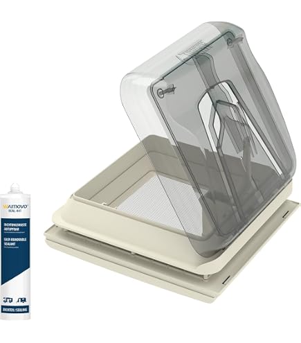 Fiamma Vent 28 X 28 Cm Trasparente | Chrystal | Locale Per Tetto | 28F (1 X Vent 28 - 13