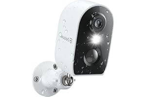 GALAYOU Camera Surveillance WiFi Exterieure sans Fil - 2K Camera Surveillance sur Batteries Exterieure/Interieure, Alerte Instantanée PIR, Sirène Intelligente, IP65