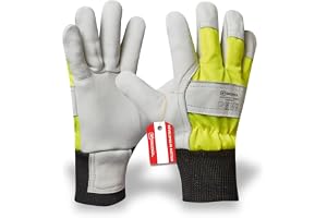 Gebol Worker Pro Thermo Comfort | Arbetshandskar av läder med kallt isolerande foder för vintern