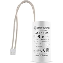 Condensateur 6 µF Pour Moteur De Volet Roulant BUBENDORFF - Avec Connecteur JST, Neuf, Fabriqué En Italie