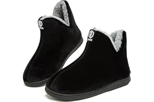 GURGER Uomo Donna Pantofole a Stivaletto Invernali Peluche Calde Pantofole da Casa