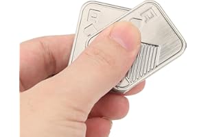 ‎FABATER Fidget Slider Toy, Magnetyczny Metalowy Poker Fidget Slider dla Dorosłych, Magnetyczny Metal Fidget Toy ADHD Autyzm Sensoryczne Zabawki, Niepokój Stress Relief Push Card Slider, Biurko Zabawki