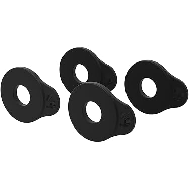 Lot De 4 Boucles De Fixation Pour Sangle De Guitare Et Ukulélé - Métal Doré, Taille 1.5x1.5x1 Cm - Accessoire Solide Et Simple