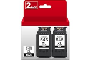 ‎RUDGUZ RUDGUZ PG-545XL 545 XL Schwarz Kompatibel für Canon 545 545XL PG 545 PG545 PG545XL für Canon MX495 Patronen TR4550 TR4650 TS3450 TS3150 TR4551 TS3151 MG2555s MX490 (545 XL Black, 2er-Pack)