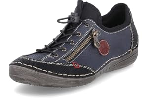 Rieker Femme Chaussures à Lacets 52563, Dame Chaussures Confortables