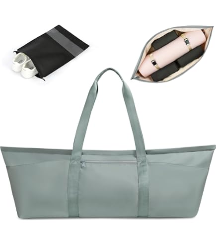 Sac De Sport Femme Grand Format 39x31x15.5 Cm - Imperméable, Avec Boucle Pour Tapis De Yoga, Voyage Et Fitness