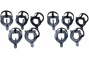 Kit métal Support Amka Bridon avec Lot de 10 crochets noir – Bridon | brbn Support | Licol Crochets