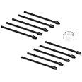 yelzoolny 10PCS Marker Pen Tips for Remarkable 1/2 Stylus Marker Pen Plus Replacement Soft Nibs,Tips with Tool (10 PCS/2B) For Tablet Devices, Black