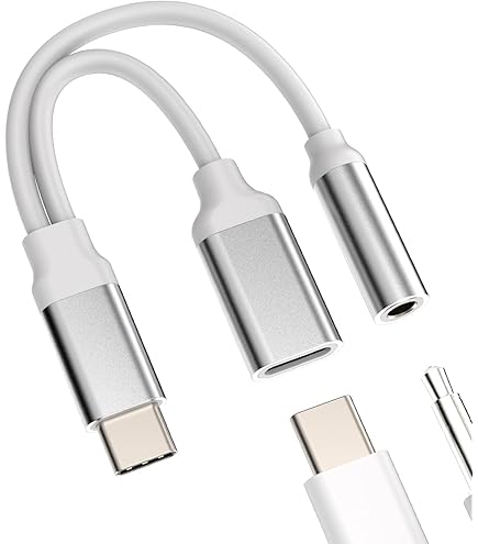 Adaptateur de Prise de Casque à 3,5mm - OTBACT - USB C Jack - DAC Intelligent - Qualité Sonore Hifi - 2pcs - Informatique