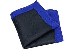 Zhuodingsen Chiffon De DéContamination De Lavage De Voiture Gant d'argile De Nettoyage De Voiture Lavage De Voiture De Chiffon Serviette De Lavage De Voiture en Fibre,Noir+Bleu,Type Serviette