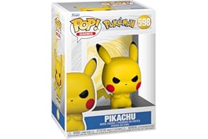 Funko Pop! Games: Pokemon - Grumpy Pikachu - Exclusivité Amazon - Figurine en Vinyle à Collectionner - Idée de Cadeau - Produits Officiels - Jouets pour Les Enfants et Adultes - Video Games Fans