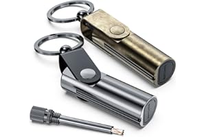 VVAY Paquet de 2 Briquet Allumette avec Porte-Clés, Vendu sans Essence