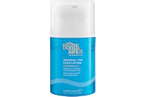‎BONDI SANDS Bondi Sands - Gradual Tanning Face Lotion - Selbstbräuner für das Gesicht, All-In-One Gesichtscreme für einen natürlichen Glow, feuchtigkeitsspendend, für sensible Haut, 50 ml