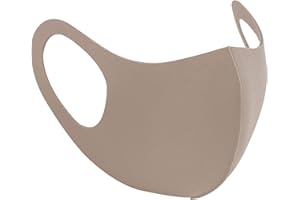 ASAB Unisex Reusable Face Mask Protection Washable Facial Skin Mouth Nose Shield Breathable Anti Smoke Pollution Bike Motorcycle Sport (Taupe)