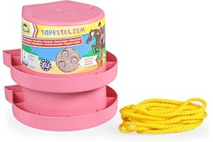 Lena Tiesto Práctica Balance Balde Zancos por 3+ Años Niños, Rosado