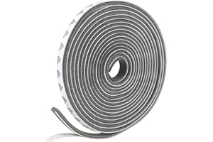 SANKA 3M Adesivo Paraspifferi e guarnizioni porte, Bobina e coibentazione per porte, Guarnizione a spazzola autoadesiva, strisce di tenuta per parabrezza, eccentrico in feltro ad alta densità (20M)