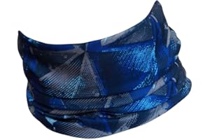 Hilltop Echarpe multifonction Tour de cou de sport - Couvre-chef - Snood pour homme et femme - 100% polyester - Motifs cool et couleurs tendance