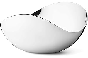 GEORG JENSEN 3586230 Ciotola Large, Acciaio Inox, 15.3 x 20.6 x2 7.8 cm