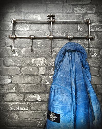 Industrial Style, Vintage Steel Wall Hooks, Storage