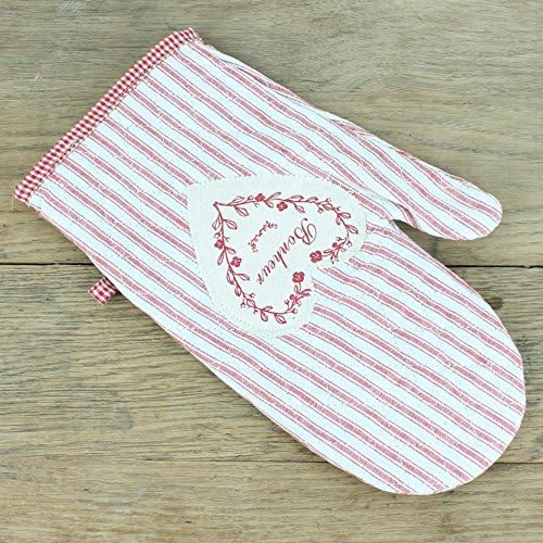 French Bonheur Heart Oven Glove