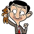 Ruhi Decor Bean and Teddy Mr Bean Cartoon Wall Sticker PVC Stickers Waterproof Laminated Wall Stylish for Living Room