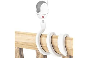 auvstar Universal Baby Monitor Mount,Infant Camera Holder No Drilling,Video Monitor Holder and Shelf,Baby Nursery Camera Stand for Arlo/Motorola/Nannio/HelloBaby and Most with 1/4 Screw Twist (White)