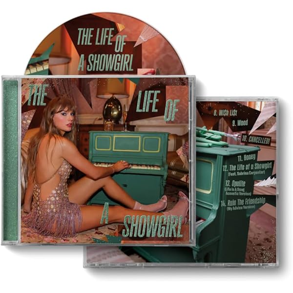 The Life of a Showgirl CD W/ Hand Signed Photo 1 , Taylor Swift