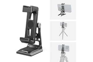‎SMALLRIG SMALLRIG Metal Phone Tripod Mount, Cell Phone Mount, Uchwyt do Telefonu Komórkowego z Adapterem Szybkozłącza dla Arca-Swiss, Wielofunkcyjny Uchwyt do Telefonu Statywu Typu dla Arca, dla iPhone - 4611