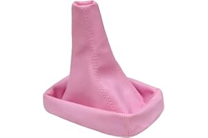 AERZETIX: Funda para palanca de cambios de piel sintética rosa