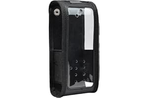 UAYESOK Funda para Walkie Talkie para cinturón de piel para Sepura STP8000 STP9000 STP9100 STP9200 (Tetra) Radio portátil