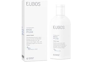 ‎EUBOS EUBOS BASIS PFLEGE | Creme-Ölbad | Für trockene Haut | Leicht schäumendes Bade-Öl für eine verwöhnende Reinigung | Hautverträglichkeit dermatologisch bestätigt | 200ml