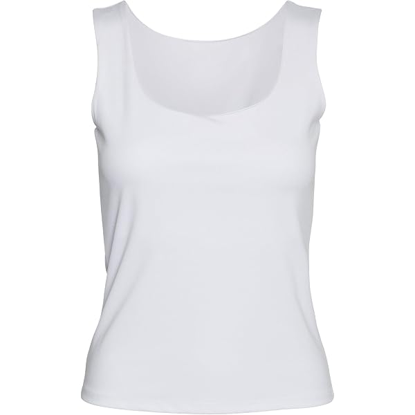 VERO MODA Damen Top Vmmilla Singlet - Petite Größen, Lässiges Alltagstop, Dänisches Design