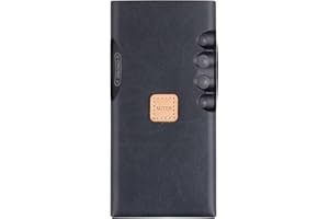 MITER Case Für Chord Mojo 2 + Poly, handgefertigtes künstliches italienisches PU-Leder (Mojo 2 + Poly Black)