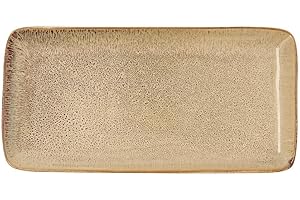 Bidasoa Ikonic Fuente Rectangular Cerámica 28x14cm Gres Apto Microondas Apto Frigorífico Borde Fino