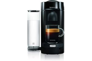 Nespresso Vertuo ENV150B Machine à expresso de De'Longhi, couleur encre noire, gélules Vertuo System, 1,1 litres, noir