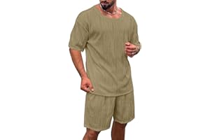 Angbater Mens Short Sets 2 Piece Mens Tracksuit Set